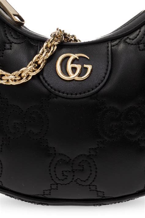 gucci heart chain bag|Gucci quilted shoulder bag.